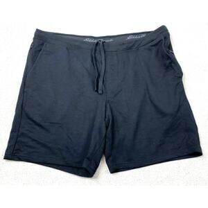 Eddie Bauer Black Lounge Shorts - Men's Large - Drawstring